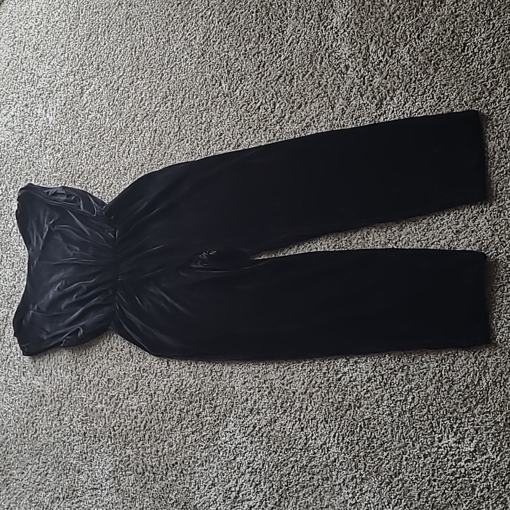 Express velvet jumpsuit